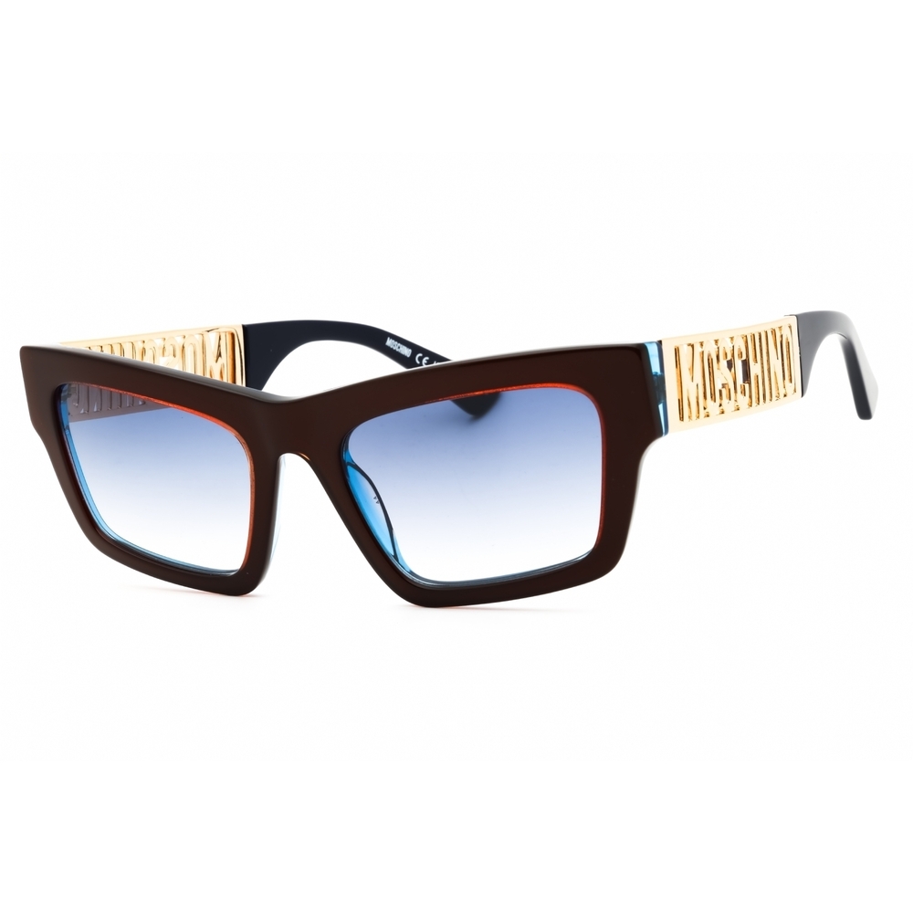 Moschino MOS171/S Sunglasses 0I7B 08 METALZ BRZ/DK BLUE SF Rectangle